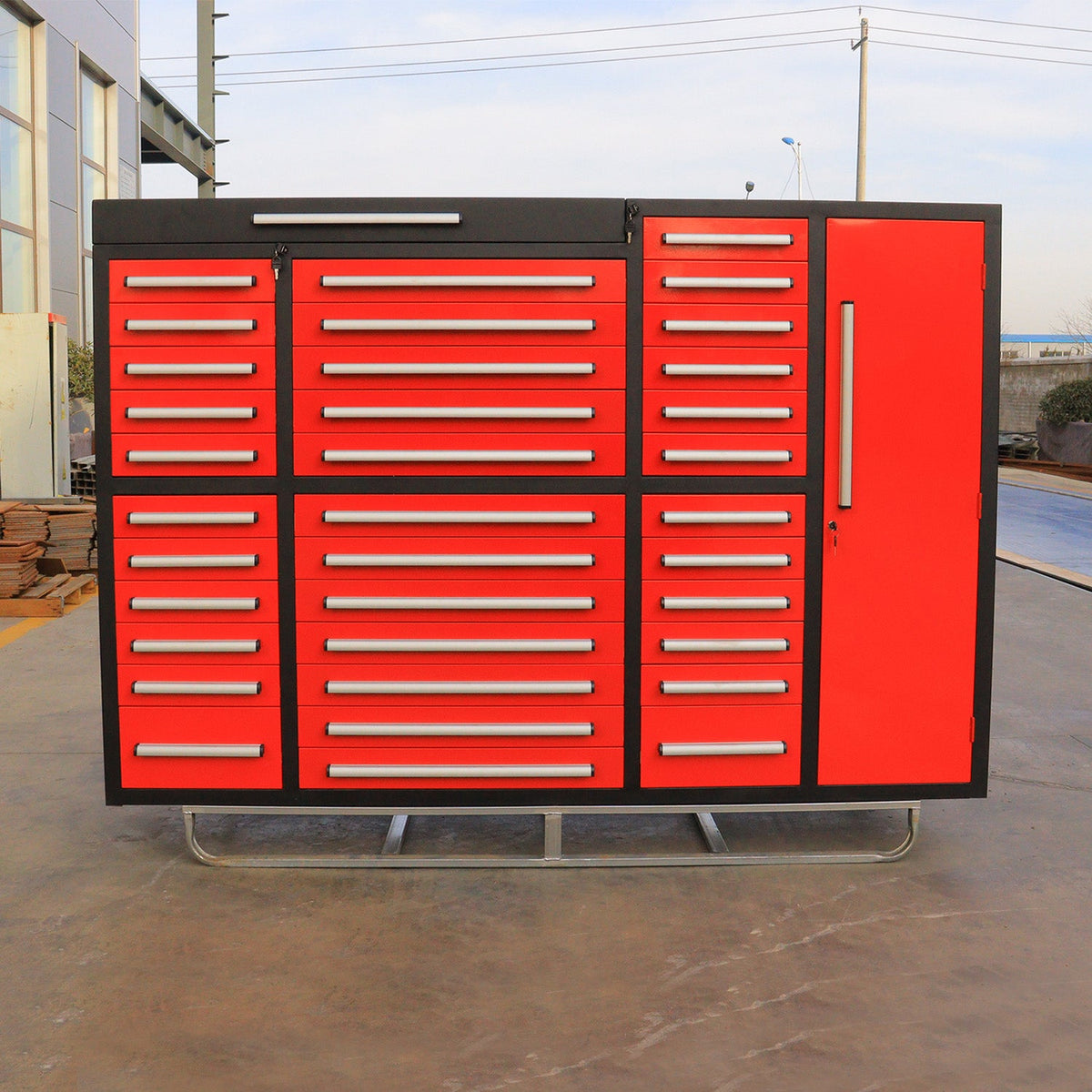 7ft Garage Storage Cabinet (35 Drawers & 1 Cabinet)