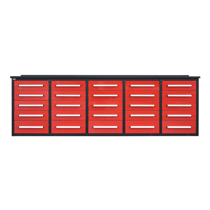 10 ft Heavy Duty Workbench with 25 Drawers