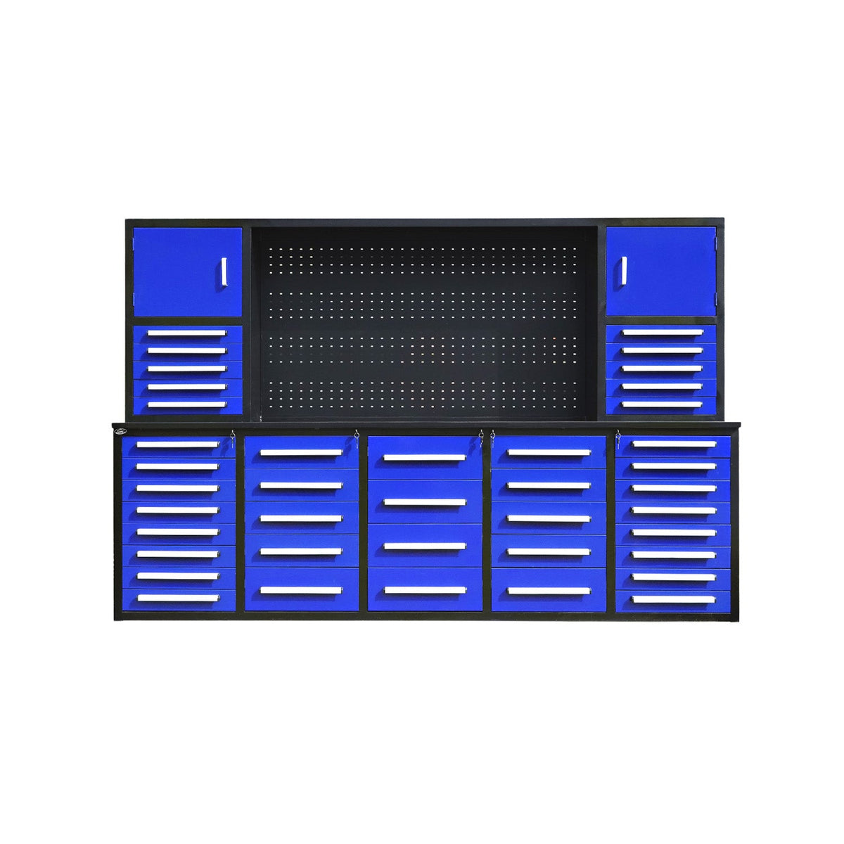 10ft Workbench Cabinet(40 Drawers, 2 Cabinets & 1 Pegboard)