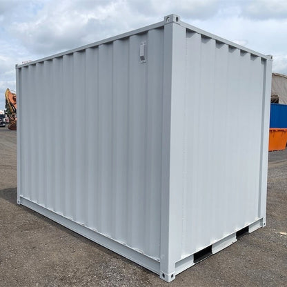 12' Small Cubic Shipping Container, Rollup Door