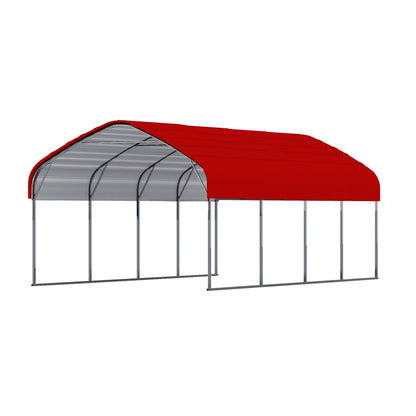 12x20 ft Outdoor Metal Carport