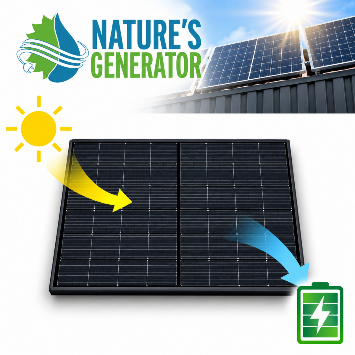 Rigid 440 Watt Bifacial Solar Panels (4 Pack)