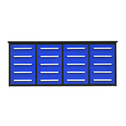 7ft Heavy Duty Garage Workbench Cabinet with 20 Drawers