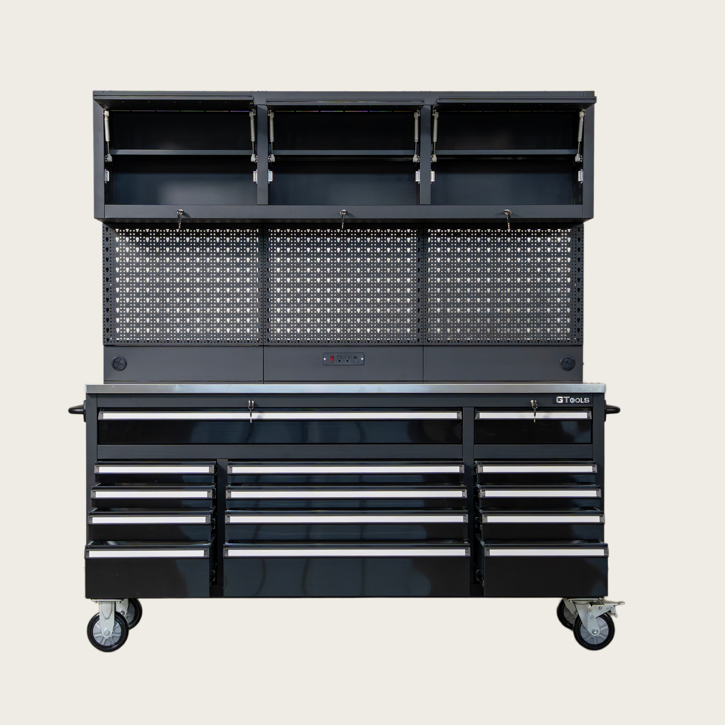 Overhead Pro Special Edition HD 72x79x25 inch Rolling Tool Chest and Workbench