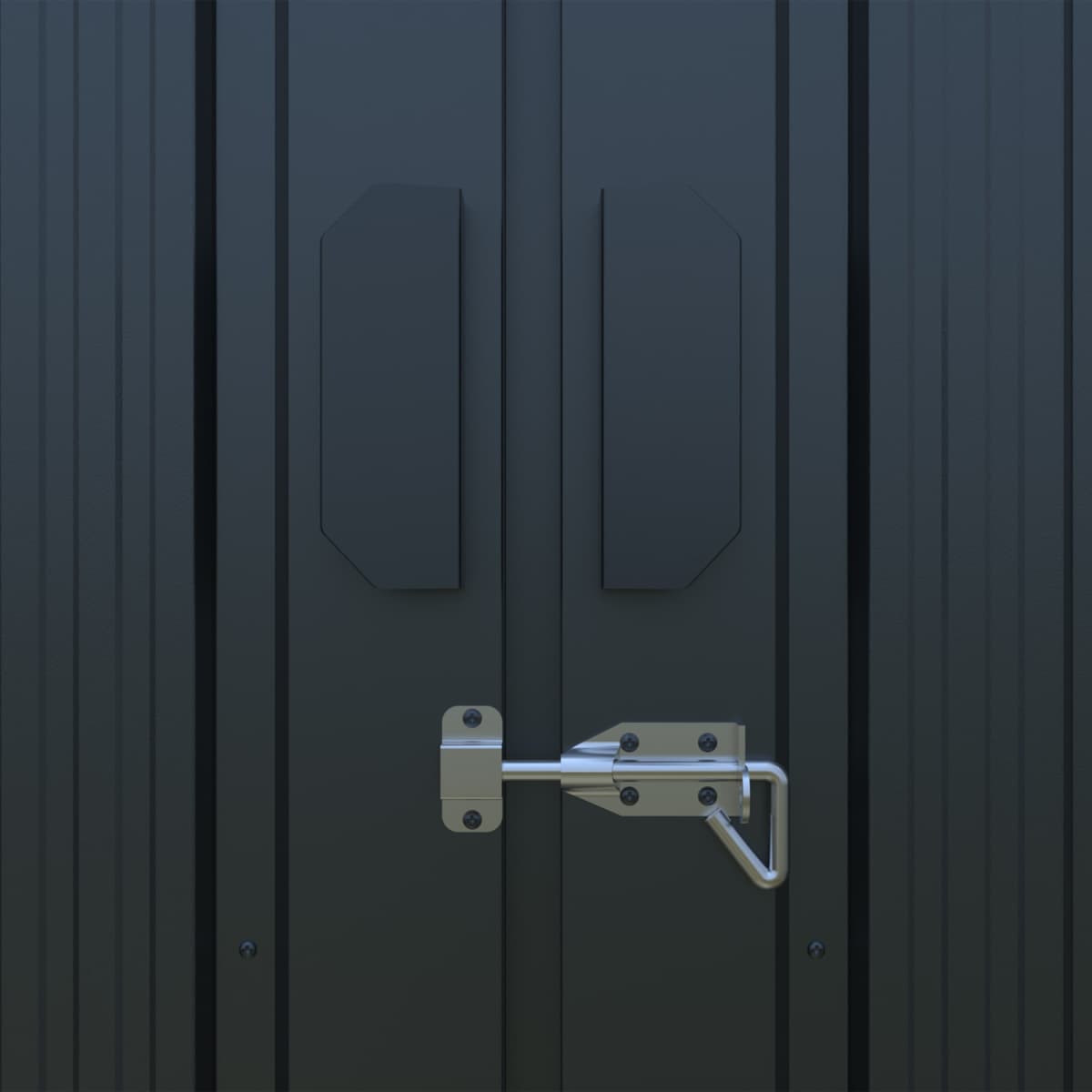 10'x20' Plus Upgraded Metal Shed with Double Front Doors & Side Entry Door