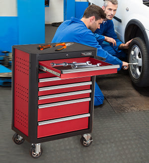 7-Drawer Rolling Tool Chest with Locking Wheels & Drawers