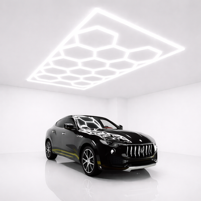 LuminForge HexGrid Pro Ceiling Garage Light