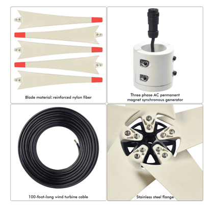 Refurbished - Nature's Generator 150W Wind Turbine