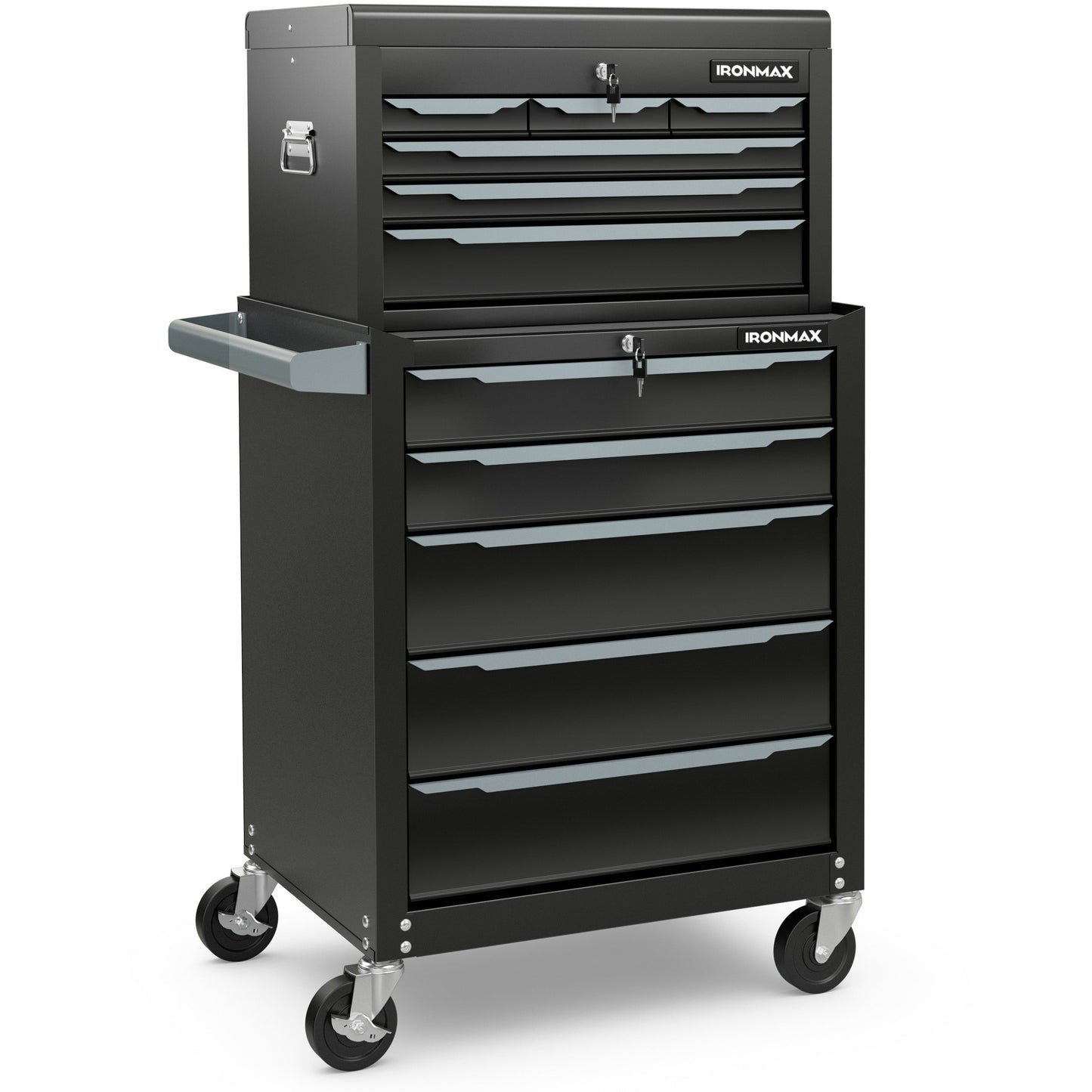 Rolling Steel Tool Chest with 11 Drawers & Locking System