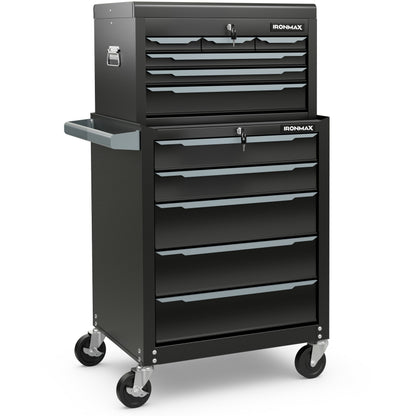 Rolling Steel Tool Chest with 11 Drawers & Locking System