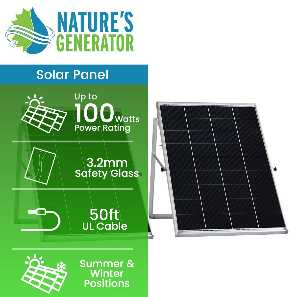 Rigid 200W Solar Panels w/ cable and connector